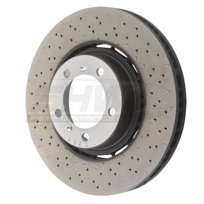 SHW FRONT RIGHT PERFORMANCE BRAKE DISC FOR PORSCHE 911 C2S/C4S (992) 19-ON