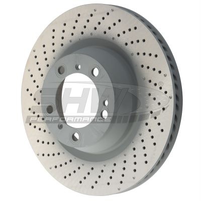 SHW REAR LEFT PERFORMANCE BRAKE DISC FOR PORSCHE 911 C2S/C4S (992) 19-ON