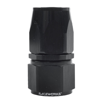 Raceworks Taper Hose End AN-4 straight - RWF-111-04BK