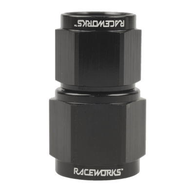 Raceworks Female to Female Swivel Stepped AN-10 to AN-12 straight - RWF-131-10-12BK