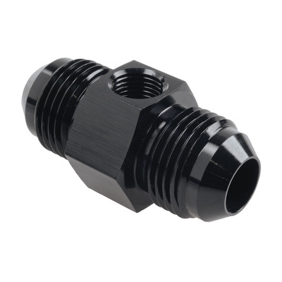 Raceworks AN-8 Male to Male with 1/8in NPT Port - RWF-141-08BK