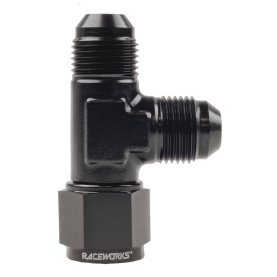 Raceworks Tee Swivel on Run AN-10 - RWF-145-10BK