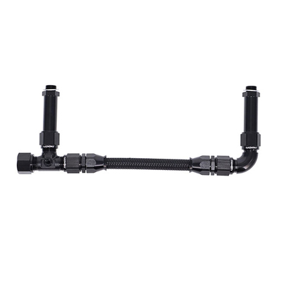 Raceworks Dominator AN-8 Dual Feed Fuel Line Kit - RWF-162-08BK
