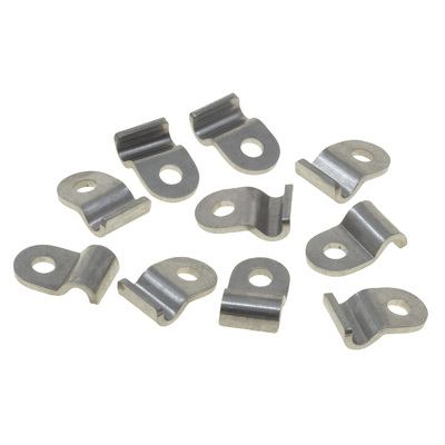 Raceworks AN-3 Stainless Hard Line Clamps Pk10 - RWF-295-03SS