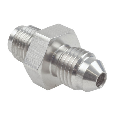 Raceworks Unf Male 7/16in-24 to Male Flare AN-3 Stainless Dual Seal - RWF-355-03SS