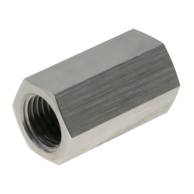 Raceworks 7/16in-24 Inverted Flare Union Stainless Steel - RWF-376-SS