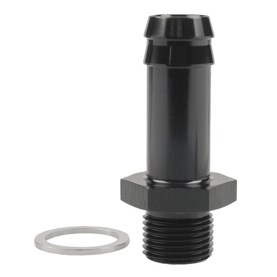 Raceworks Metric Male M18x1.5 to 5/8in Barb - RWF-414-M18-10BK