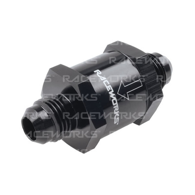 Raceworks One Way Valve AN-12 - RWF-610-12BK