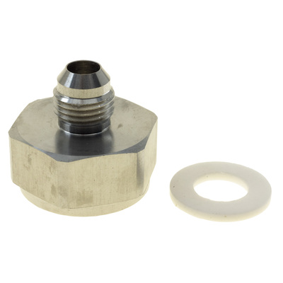 Raceworks AN-6 Stainless Nitrous Bottle Adapter suits Gen Ii  - RWF-759-06SS