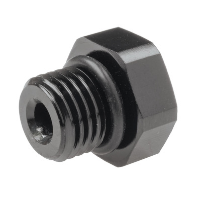 Raceworks O-Ring Plug AN-4 - RWF-813-04BK