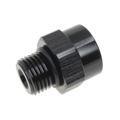 Raceworks AN-8 O-Ring Male to M10x1.0 Inverted Female Reducer - RWF-813-08-M10BK