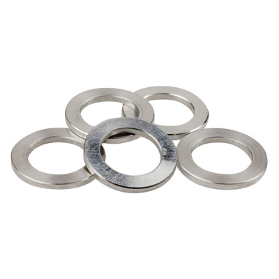 Raceworks Aluminium Wa - SHErs AN-3 ID 9.8mm OD 15.9mm T1.5mm 5 Pack - RWF-901-03