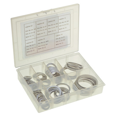 Raceworks Aluminium Wa - SHEr Kit 10 of Each Size AN-3 to AN-16 - RWF-901-KIT