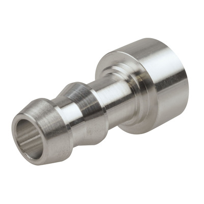 Raceworks 5/8in Weld on Push Lok Tail Aluminium - RWF-989-410-A