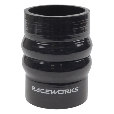 Raceworks Double Hump Hose 2.25in 57mm Black SHH-225BK