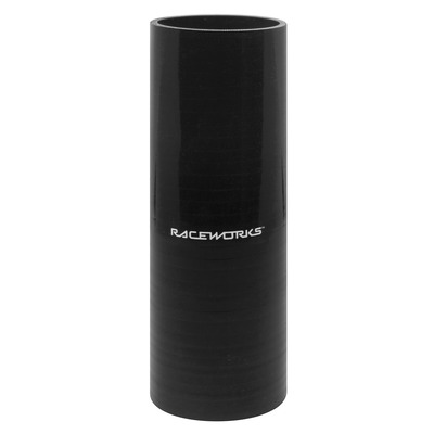 Raceworks straight 2.5in 63mm x 254mm Black - SHS-250BKM