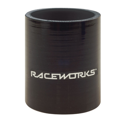Raceworks straight 3.75in 95mm x 90mm Black - SHS-375BK