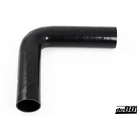 DO88 SILICONE HOSE BLACK 90 DEGREE LONG LEG 3'' (76MM)