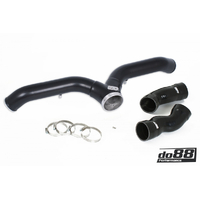 do88 Porsche 997.1 Turbo Y-Pipe, Black for OEM IC - TR-140SV-OEM