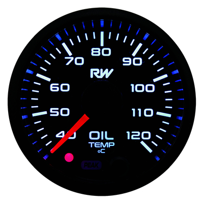 Raceworks Raceworks 52Mm Electronic Oil Temperature Gauge Kit - VPR-304