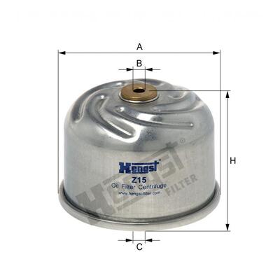 Hengst Filter Oil Filter - Z15D167