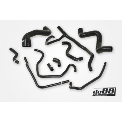 do88 Porsche 968 Coolant hoses Black - do88-kit178S