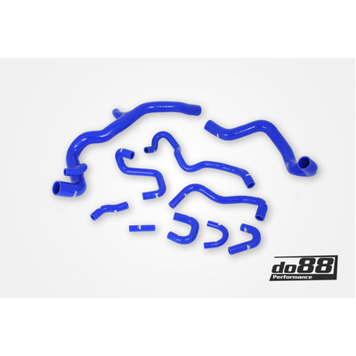 do88 Volvo S60/V60/V70/XC70/S80 T4 T5 2.5FT Automatic 07-16 Coolant hoses Blue - do88-kit198B