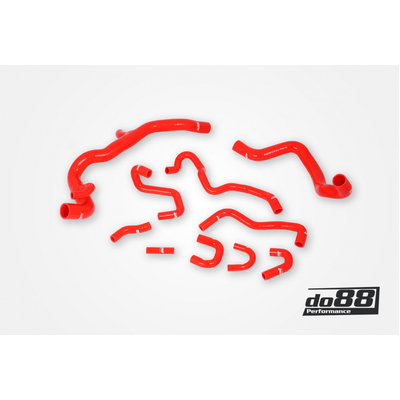 DO88 VOLVO S60/V60/V70/XC70/S80 T4 T5 2.5FT AUTOMATIC 07-16 COOLANT HOSES RED
