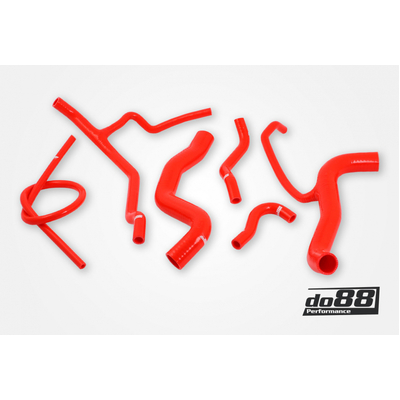 do88 Volvo 740 780 960 Turbo 16V Coolant hoses Red - do88-kit214R