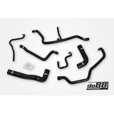 do88 BMW 525i 525ix E34 Coolant hoses Black - do88-kit221S