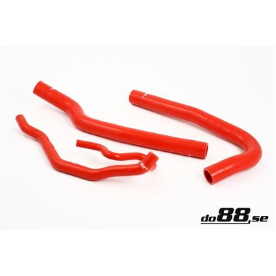 do88 Volvo 740/940 (with T5 engine) Coolant hoses Red - do88-kit25R
