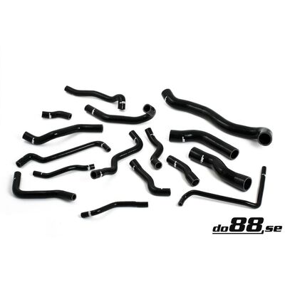 do88 VW GOLF Audi A3/S3  2.0 TSI/TFSI DKG Coolant hoses Black - do88-kit45S